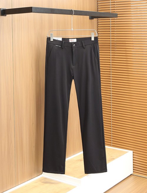 Prada Comfortable Fabric Straight-leg Casual Trousers