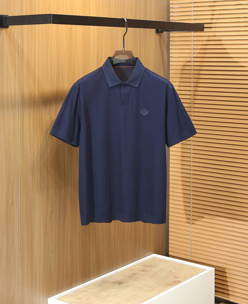 Loro Piana High-Quality Classic V-Neck Polo Shirt