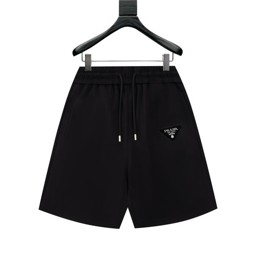 Prada Casual Sports Shorts Crafted from High-Density Soft Fabric
