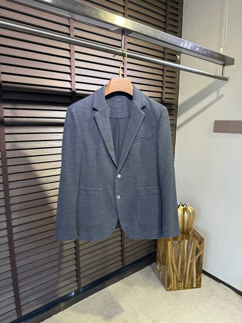 Loro Piana Business Casual Blazer with Brand Logo