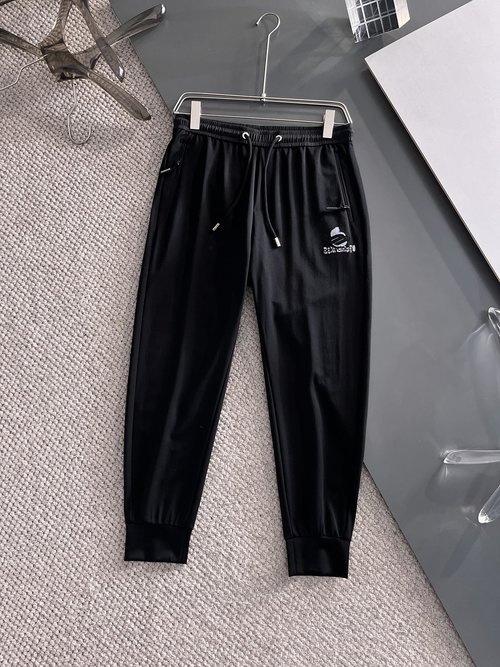 Balenciaga Classic Logo Casual Pants with Custom Fabric
