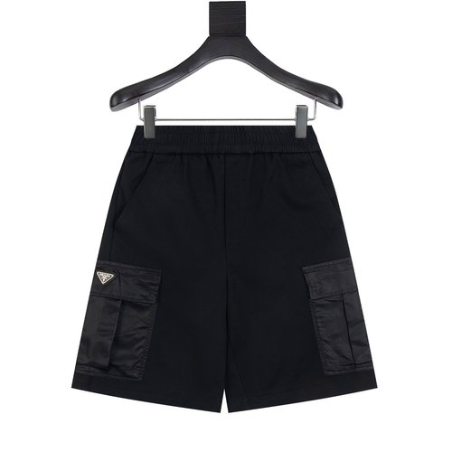 Prada Cotton Work Shorts with Unique Design