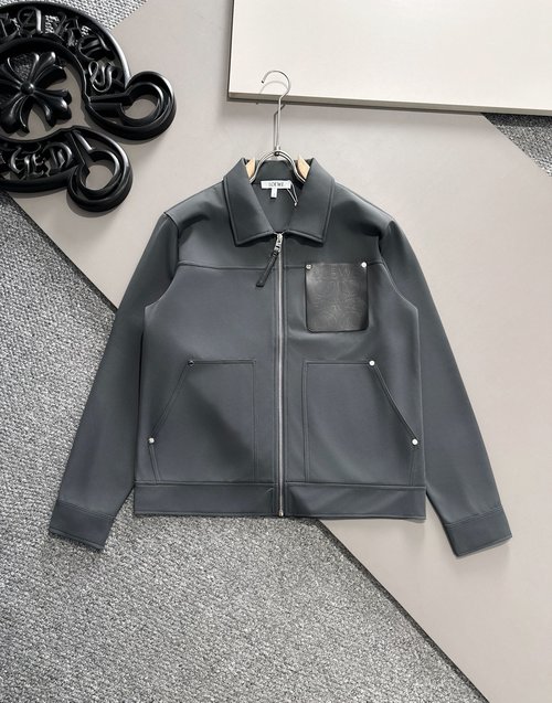 Loewe Fashionable Jacket with Special Custom Fabric
