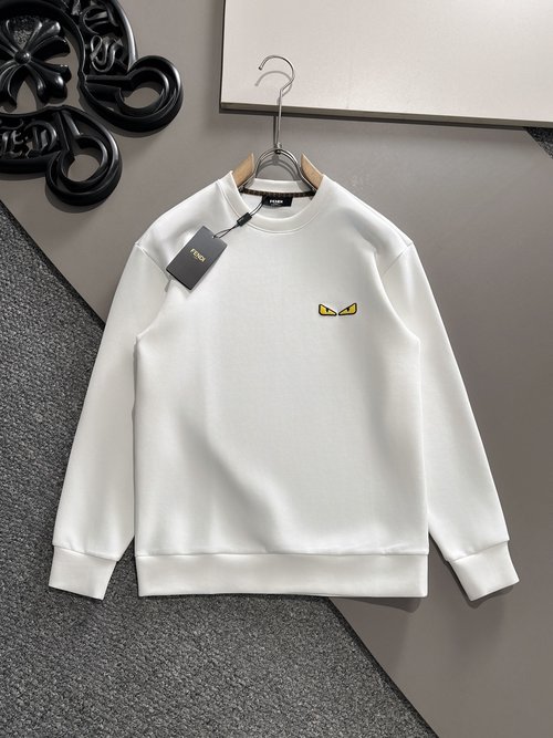 Fendi Exclusive Space Cotton Sweatshirt with Luxury Craft