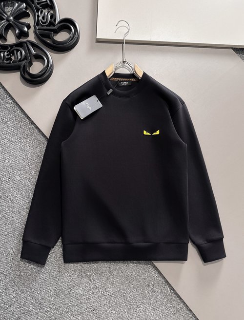 Fendi Exclusive Space Cotton Sweatshirt with Luxury Craft