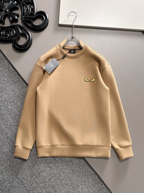 Fendi Exclusive Space Cotton Sweatshirt with Luxury Craft