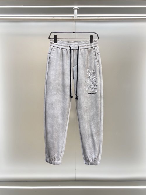 Maison Margiela Custom Fabric Casual Pants with Brand Logo
