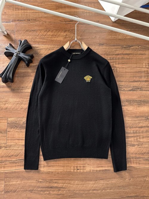 Versace Thickened Luxury Blend Knit Sweater