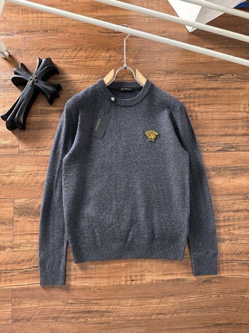 Versace Thickened Luxury Blend Knit Sweater
