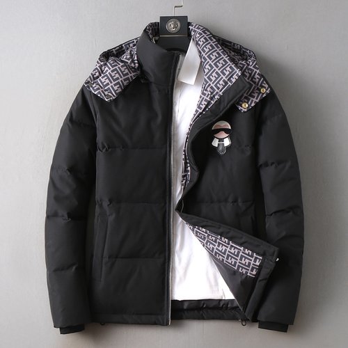 Fendi High - end 90 - down Jacket with Classic Logo