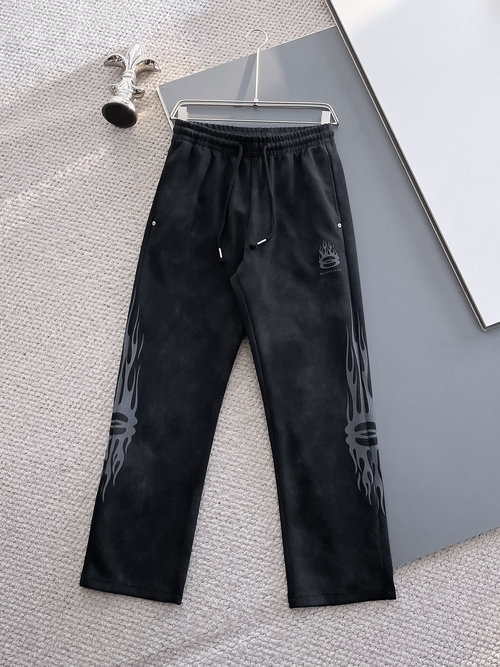 Balenciaga Casual Pants with New Logo and Custom Fabric