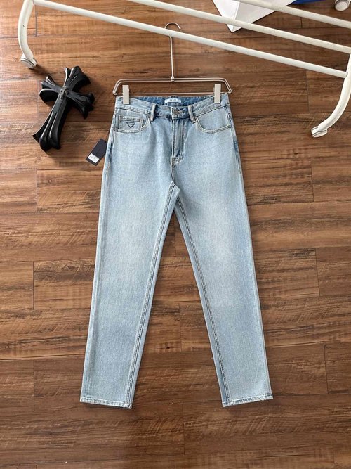 Prada Slim Tapered Jeans with Ideal Wash and Customized Fittings