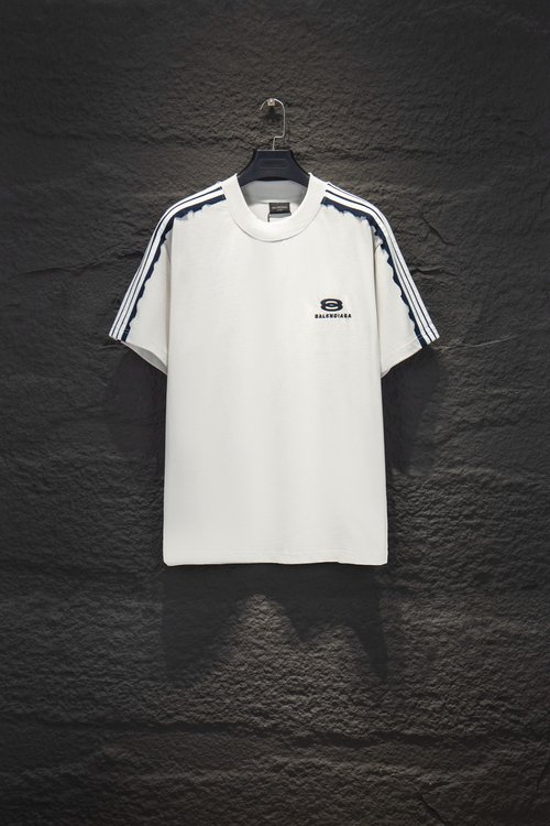 Balenciaga Oversize T-shirt with Handmade Embroidery