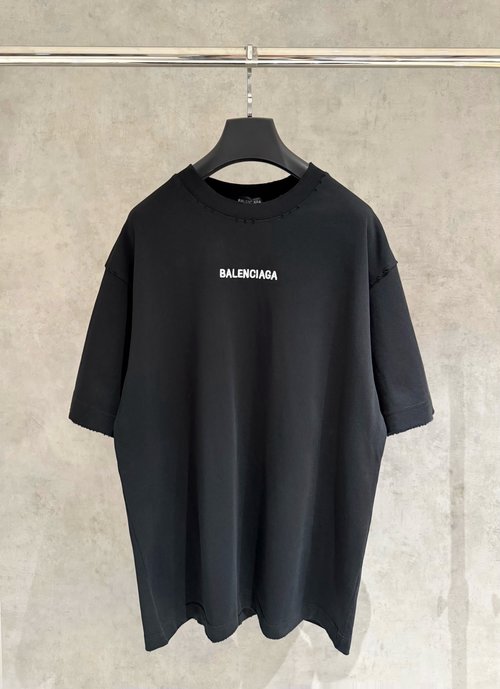 Balenciaga Logo-embroidered Cotton Short-sleeve T-shirt