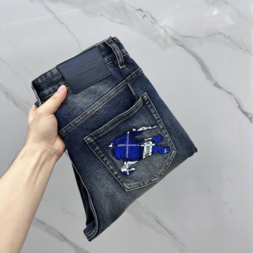 Burberry High - end Customized Straight - leg Jeans