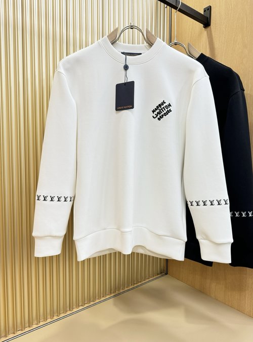 Louis Vuitton Classic Logo Long-Sleeved Sweatshirt