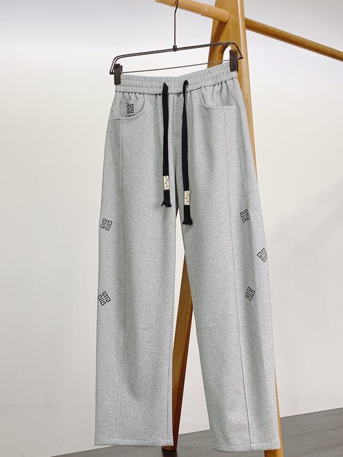 Givenchy Embroidered Drawstring Casual Trousers