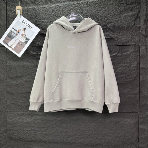 Balenciaga  Hoodie with Drill Letter Design
