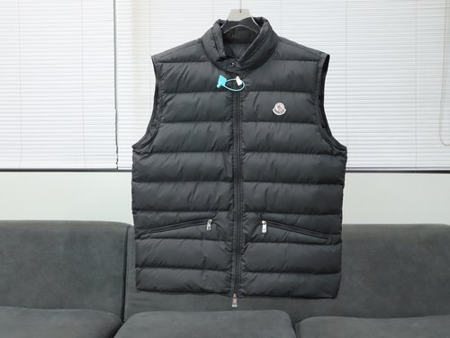 Moncler Lightweight Stand - Collar Down Vest for Layering