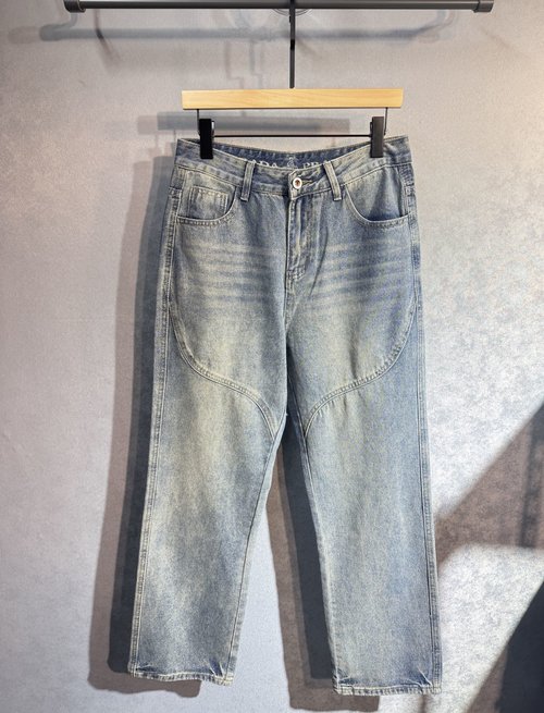 Prada Comfortable and Stylish Straight-Leg Jeans