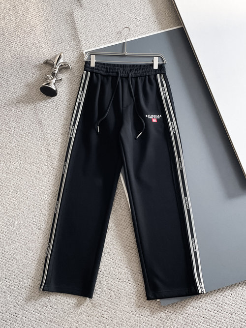 Balenciaga High - quality Casual Pants with Logo and Custom Fabric