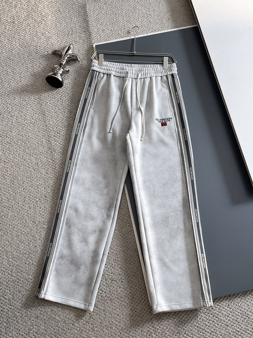 Balenciaga High - quality Casual Pants with Logo and Custom Fabric