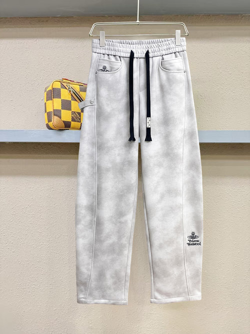 Vivienne Westhood New Casual Pants, Custom Material, Fine Texture