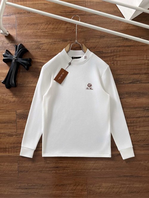 Loro Piana Fashionable Long-Sleeved T-Shirt with High Comfort