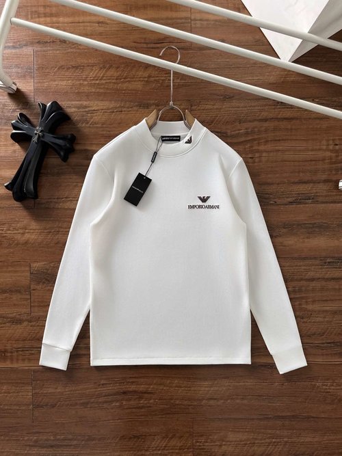 Armani Fashionable Long-Sleeved T-Shirt with High Comfort
