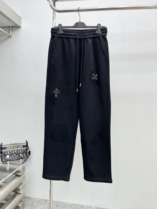 Chrome Hearts Newly Launched Casual Pants: Premium Fabric Collection