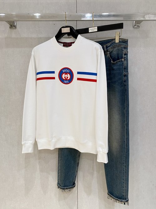 Gucci Top - quality Crew - neck Sweatshirt Made from Imported Fabric