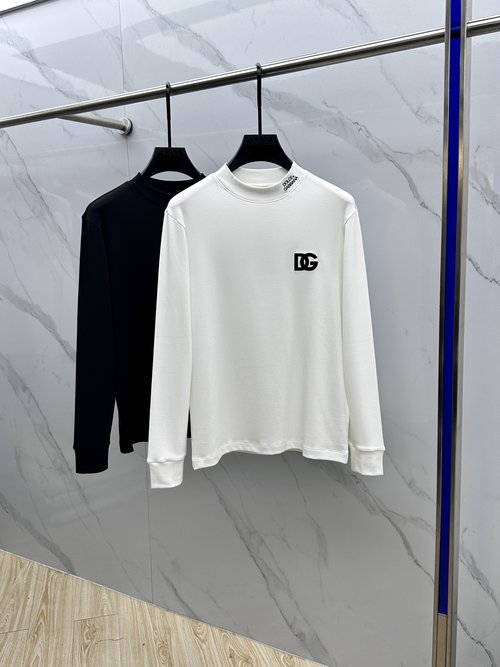 Dolce & Gabbana Warm Long-Sleeved Base Layer with Embroidered Logo