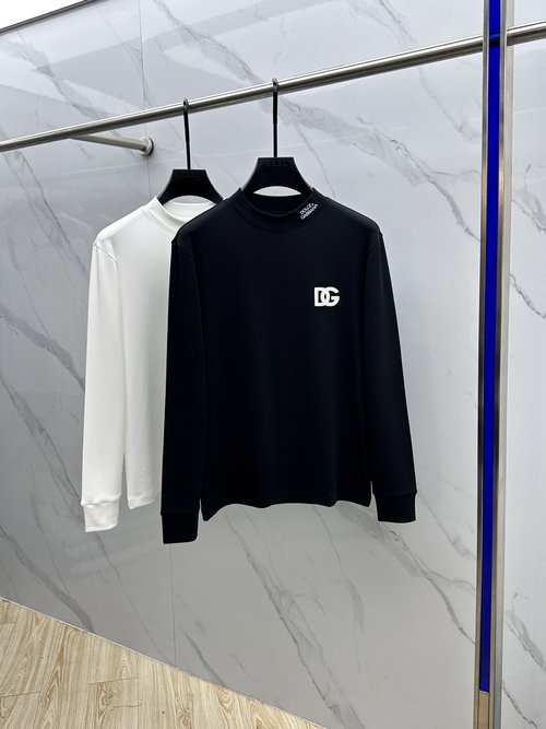 Dolce & Gabbana Warm Long-Sleeved Base Layer with Embroidered Logo