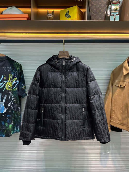 Dior 90% Down-Filled Premium Puffy Jacket with Logo