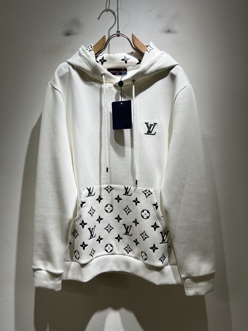 Louis Vuitton Fashionable Hoodie with Printed Logo