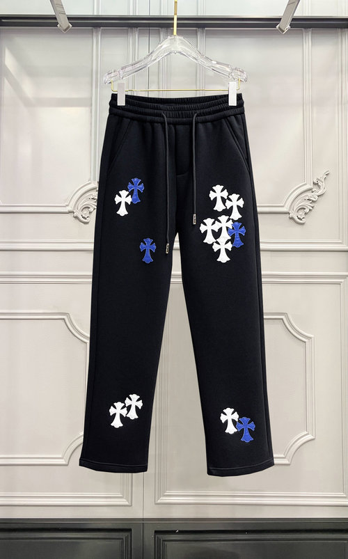 Chrome Hearts New Casual Pants with Logo and Great Comfort