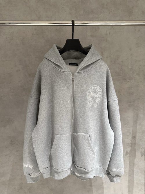 Chrome Hearts High-Quality Heavy Fleece Hoodie with Laser Artwork