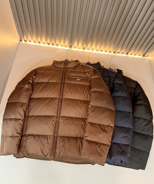 Prada Waterproof Down Jacket with High-tech Fabric