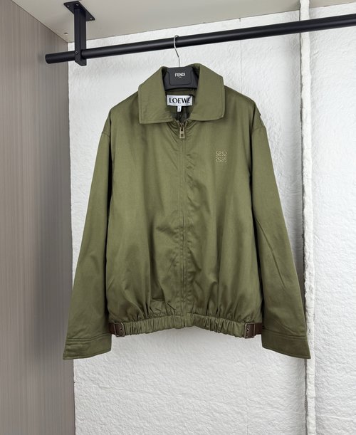 Loewe Logo Embroidered Jacket