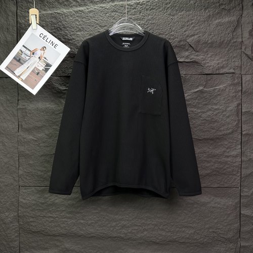 ArcTeryx Waffle Fabric Embroidered Logo Hoodie