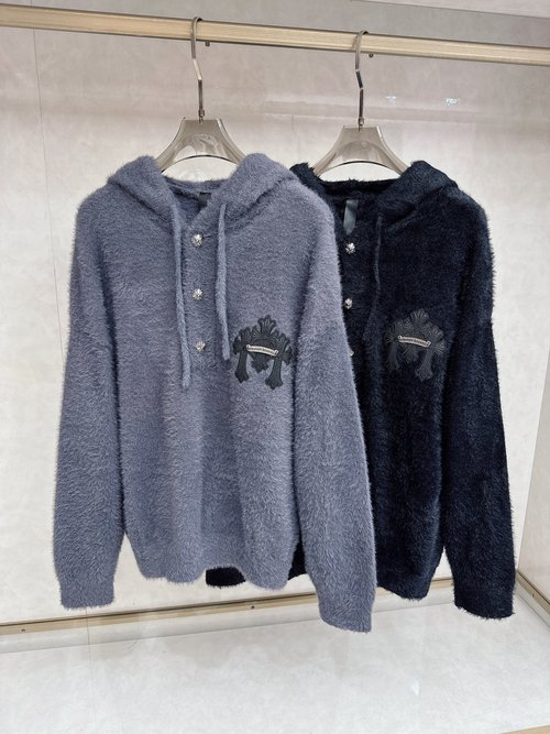 Chrome Hearts Comfortable Unisex Knit Sweater