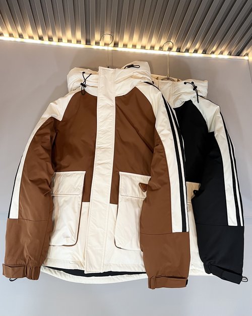 Prada Waterproof Down Jacket with High - tech Fabric