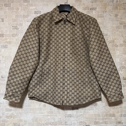Gucci Double G Full Print Cotton Jacket