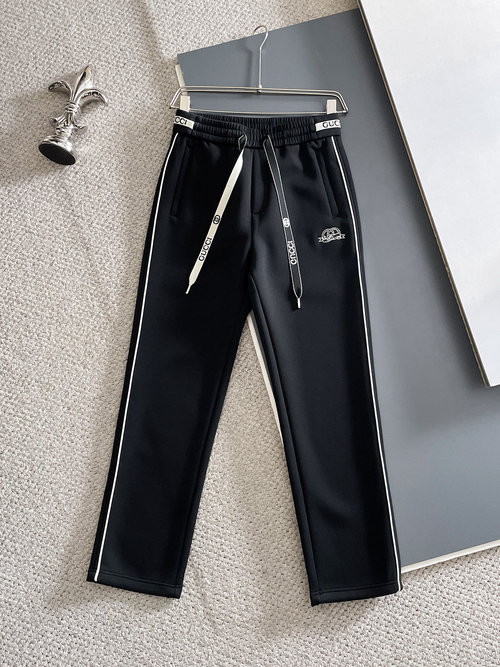 Gucci Thickened top-quality casual pants with logo