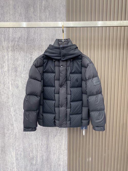 Louis Vuitton Lightweight Goose Down Jacket with Removable Hood