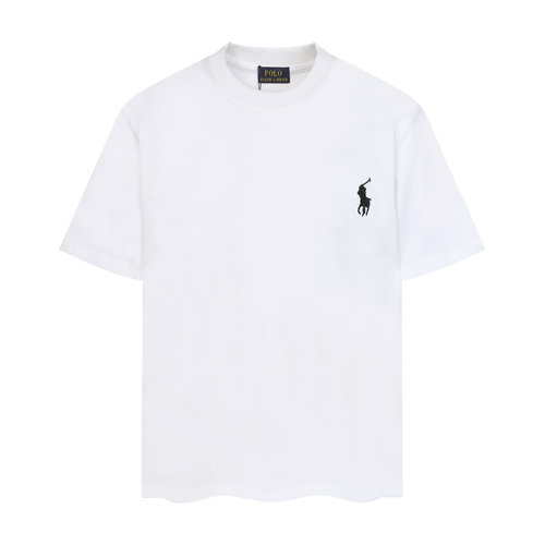 Polo Ralph Lauren New Black and White Round Neck Short Sleeve T-Shirt