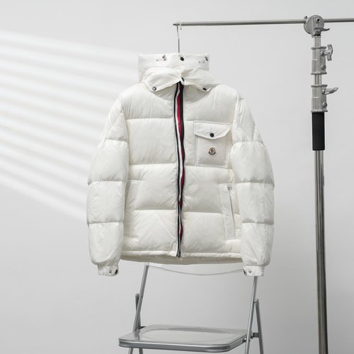 Moncler Premium Down Jacket with Premium Filling and Technical Fabric