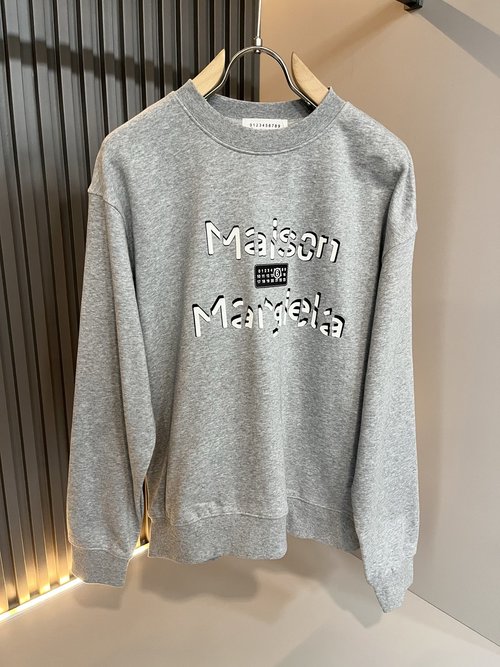 Maison Margiela Custom Fabric Casual Hoodie with Logo