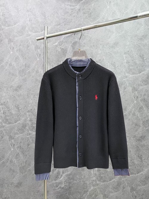 Loro Piana Knitted Cardigan with Pony Embroidery