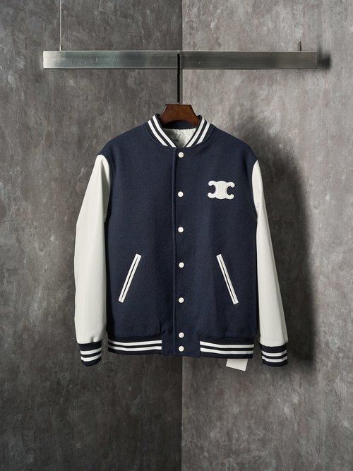 Chanel Baseball Jacket with Embroidered Badges